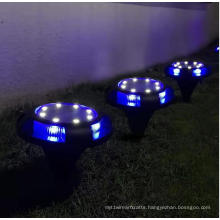 12LED LED Solar Garden Light Waterproof Bright Underground Lamps IP65 Outdoor Solar Ground Lights for Lawn Pathway Garden